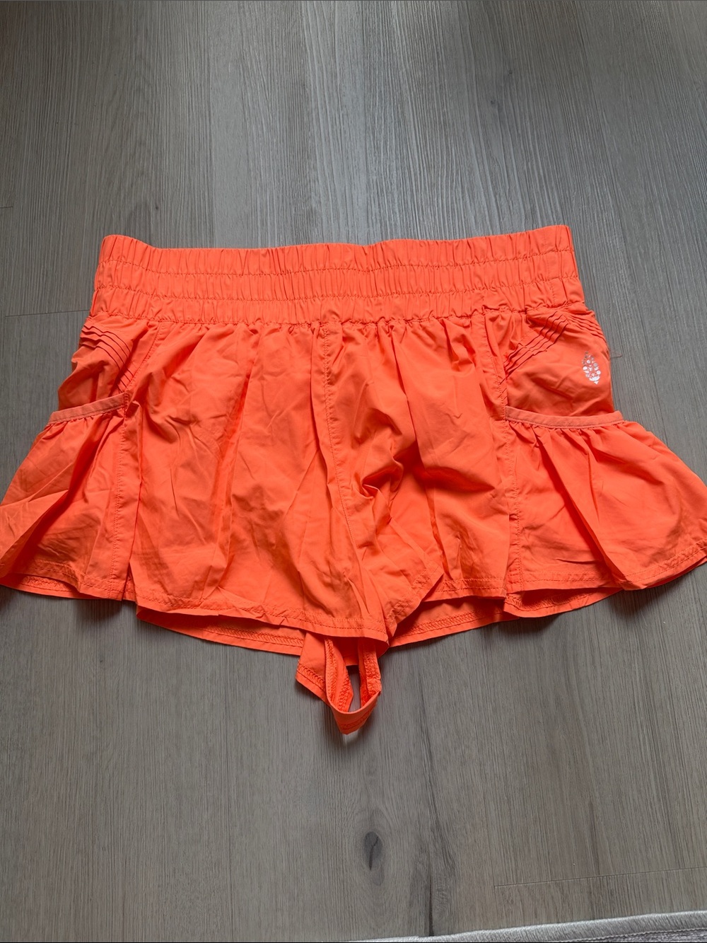 FP Movement by Free People Neon Orange Athletic Skort Shorts